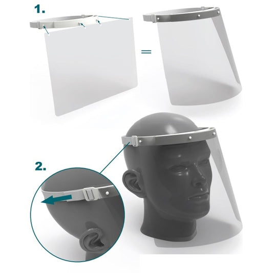 Gelaatscherm - Face shield - Luxe